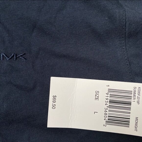 Michael Kors Mens Soft Lightweight Short Sleeve Logo Tee Crew Neck L XL - Picture 4 of 7